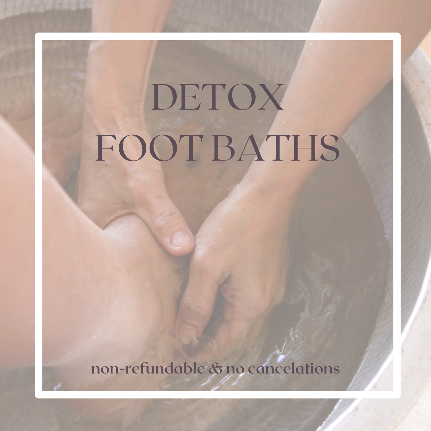 Detox Foot Baths