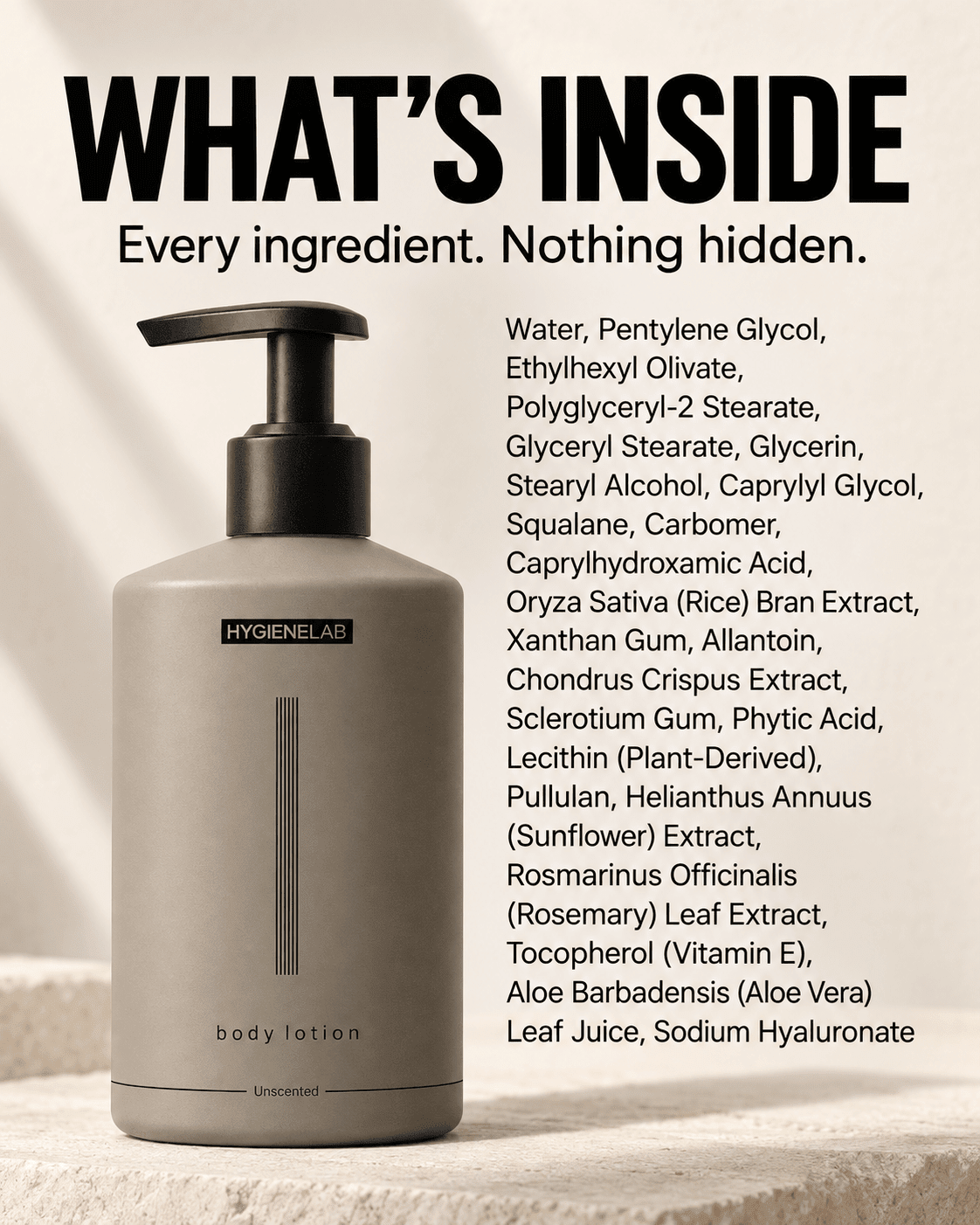Body Lotion: Unscented