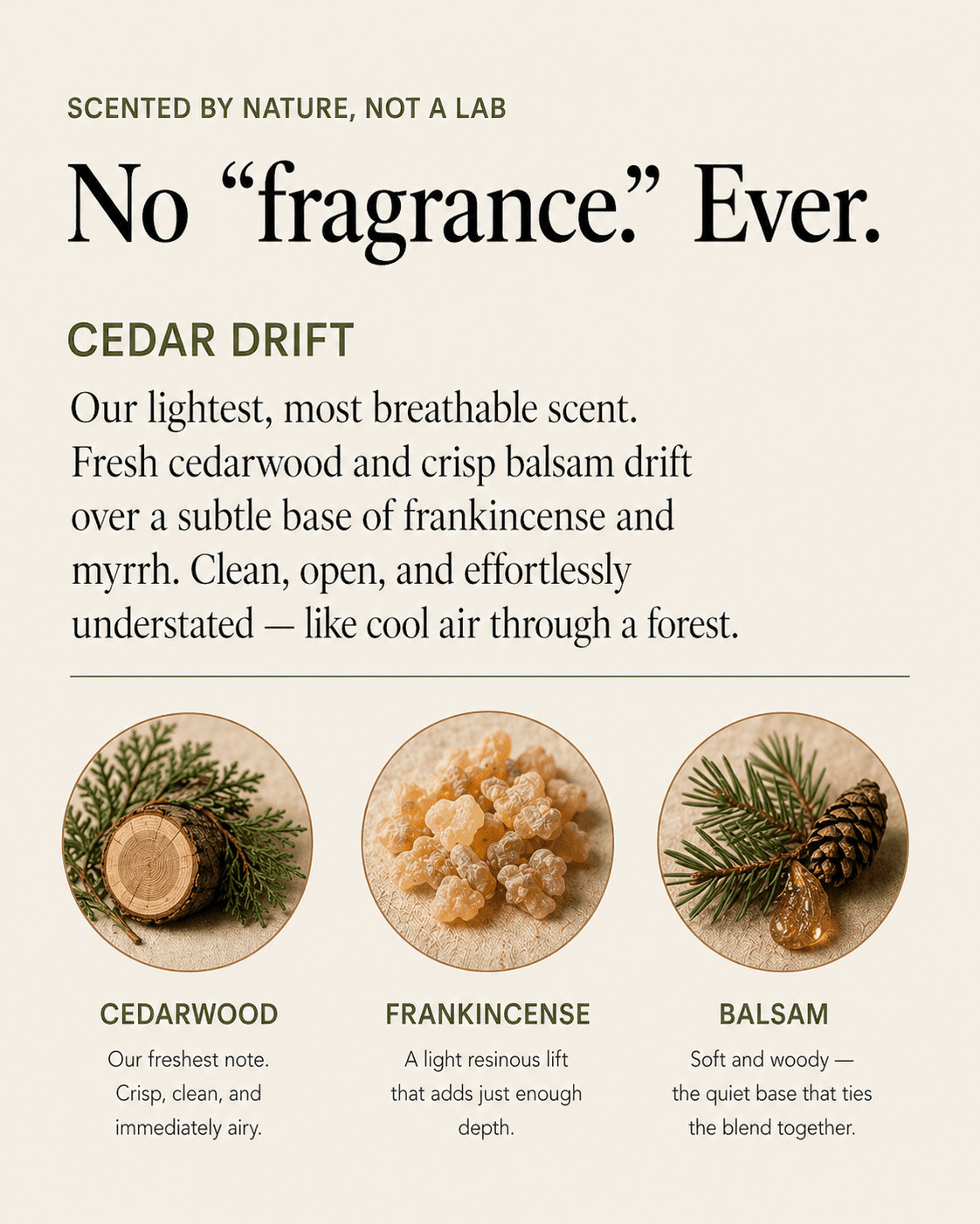 Deodorant: Unscented