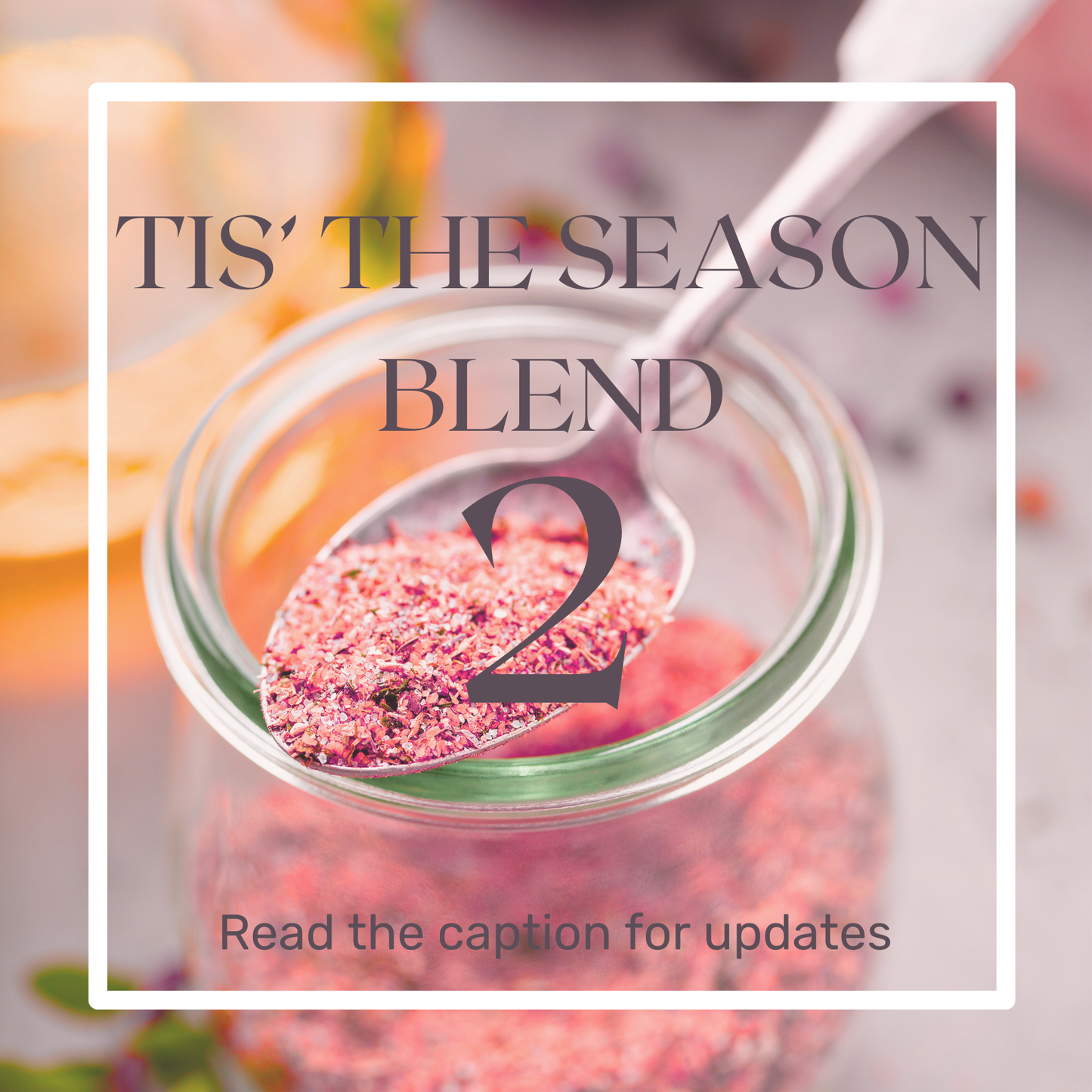 12/16 Tis' the Season 2 - Seasoning Mix Class