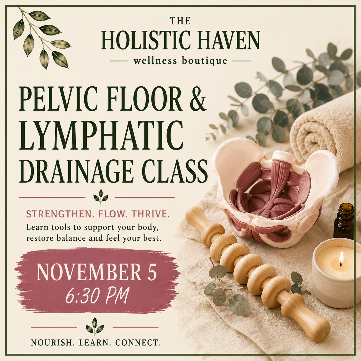 11/5 Pelvic Floor & Lymphatic Drainage