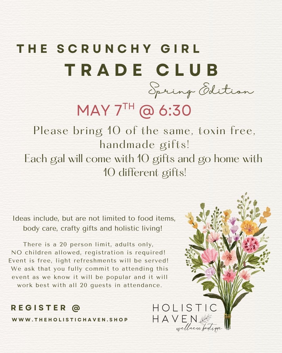 5/7 Scrunchy Girls Trade Club